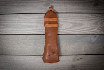 Chestnut and Natural Leather Hybrid Cover- Steurer & Jacoby