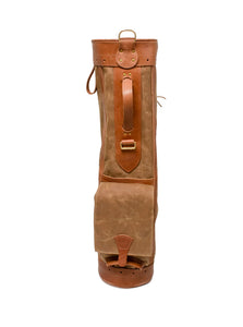 Field Tan and Natural Leather Staff Bag- Steurer & Jacoby