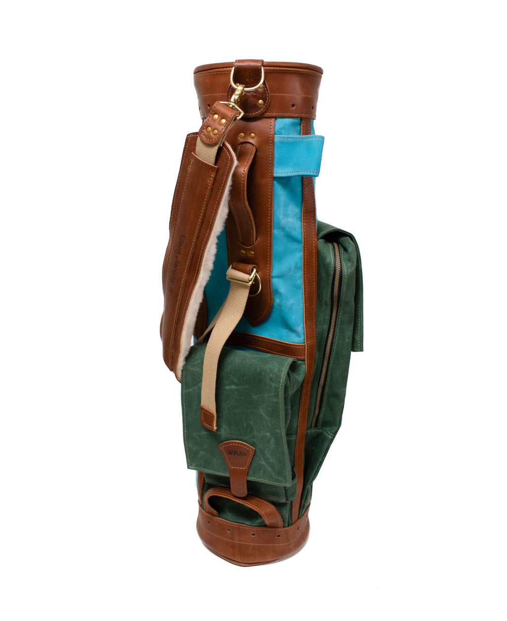 custom leather golf bag 