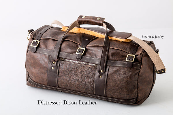 Premium Full Grain Leather Duffle Bag - Endrigo (I) – Indifference