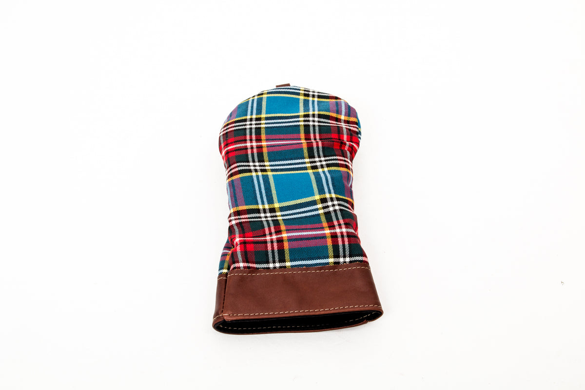 Leather & Wool Tartan Head Cover - Steurer & Jacoby