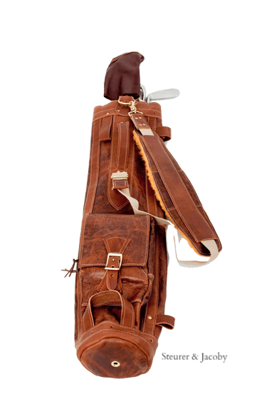 Custom Premium Leather Pencil Style Golf Bag - Steurer & Jacoby