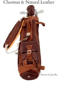 Custom Premium Leather Pencil Style Golf Bag - Steurer & Jacoby