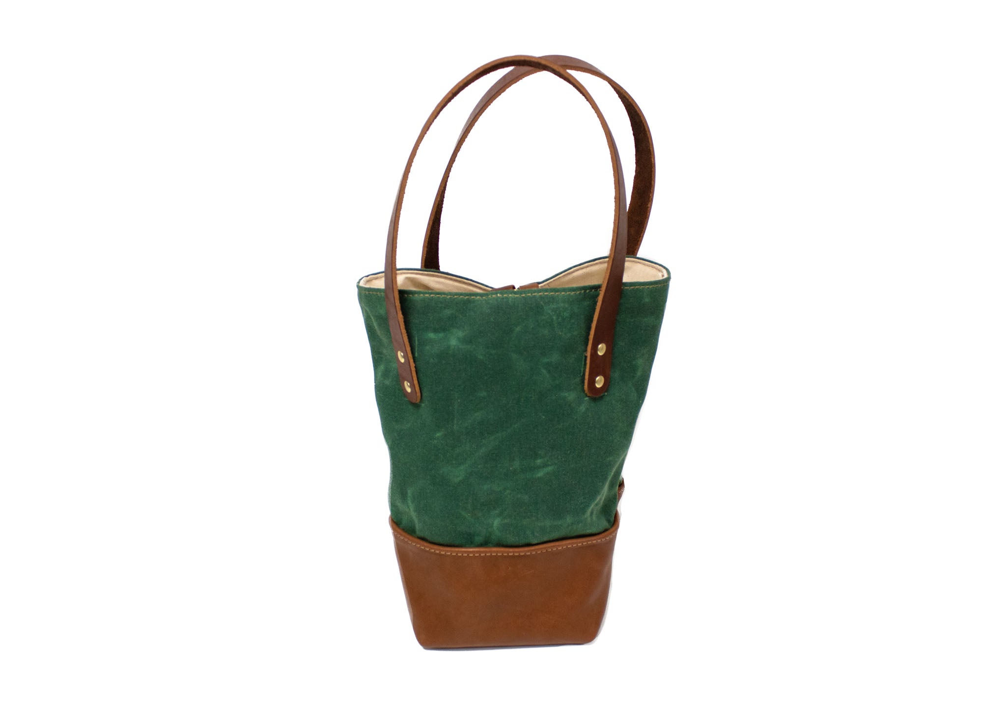 Spruce Green Wine Tote Bag-Steurer & Jacoby