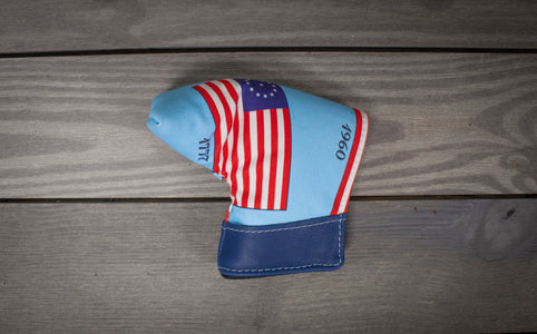 American Flag Putter Cover Navy- Steurer & Jacoby