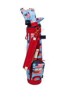 American Flag Sunday Style Golf Bag and Head Covers- Steurer & Jacoby
