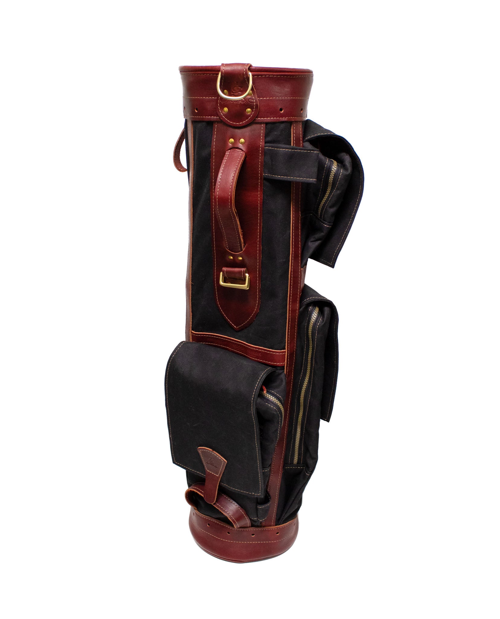 Black and Burgundy Leather Gran Tour- Steurer & Jacoby