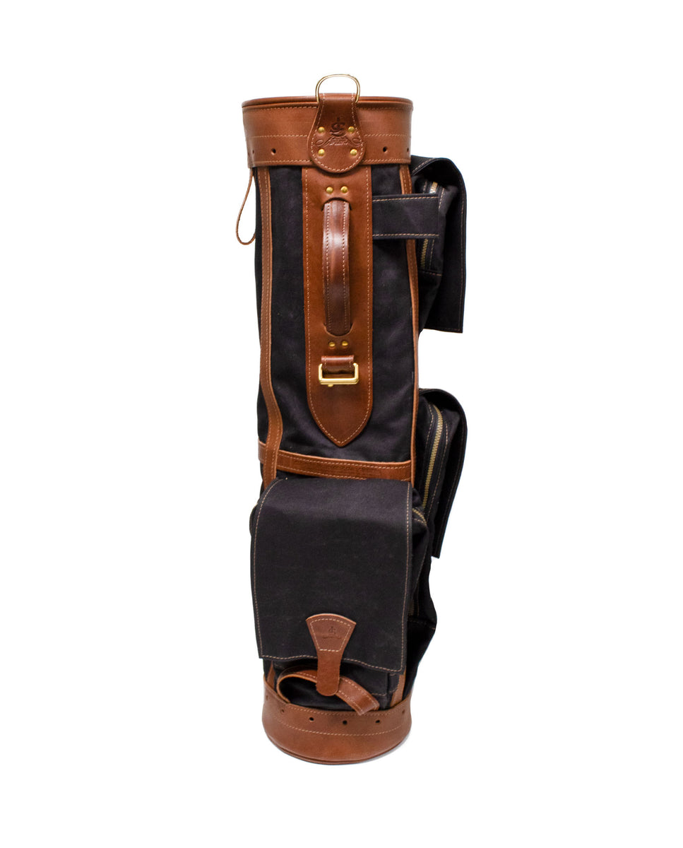 leather golf tour bag