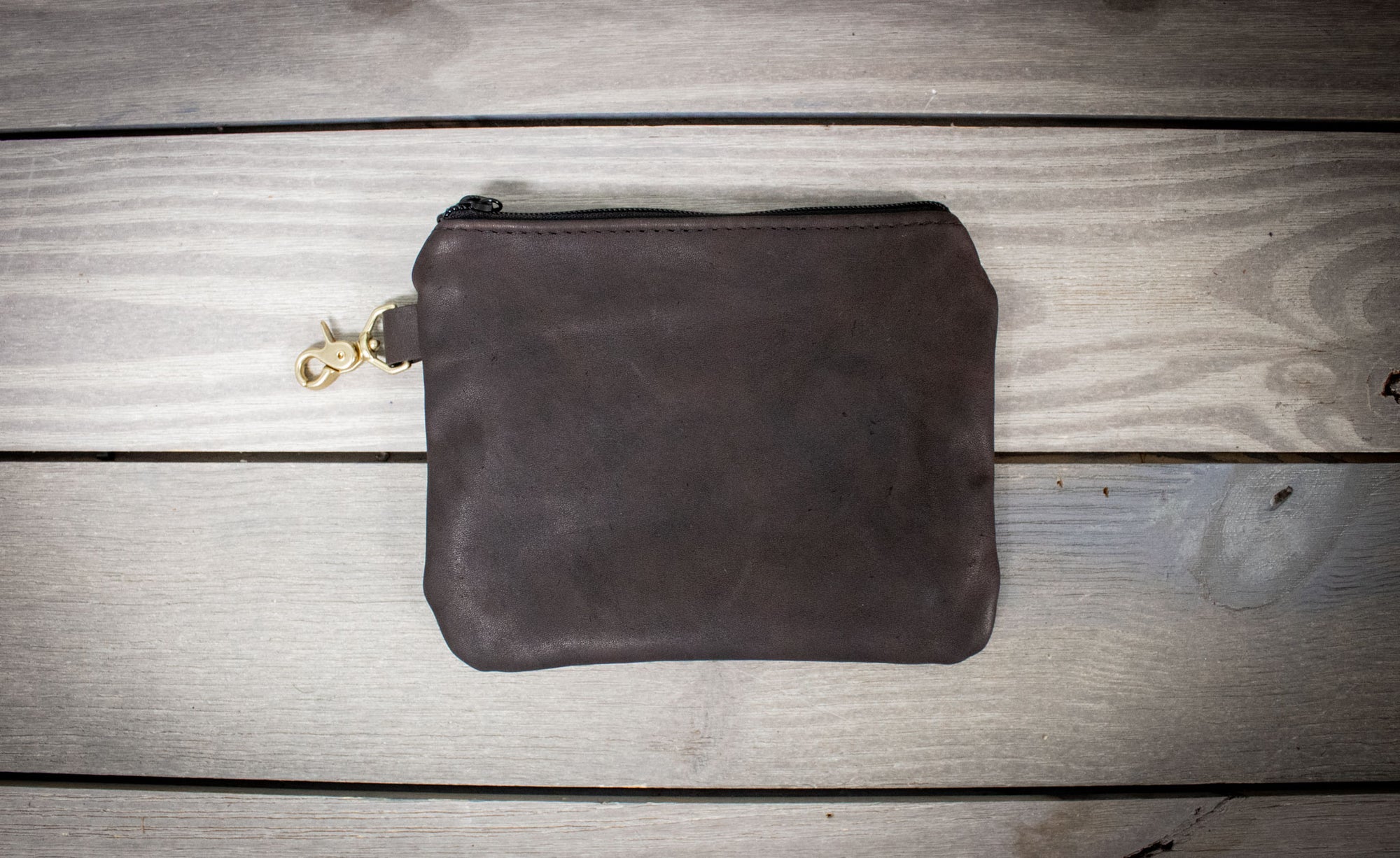 Leather Golf Tee Pouch Black Leather- Steurer & Jacoby