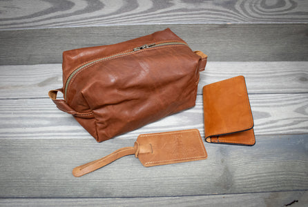 Leather Traveler's Gift Package- Steurer & Jacoby