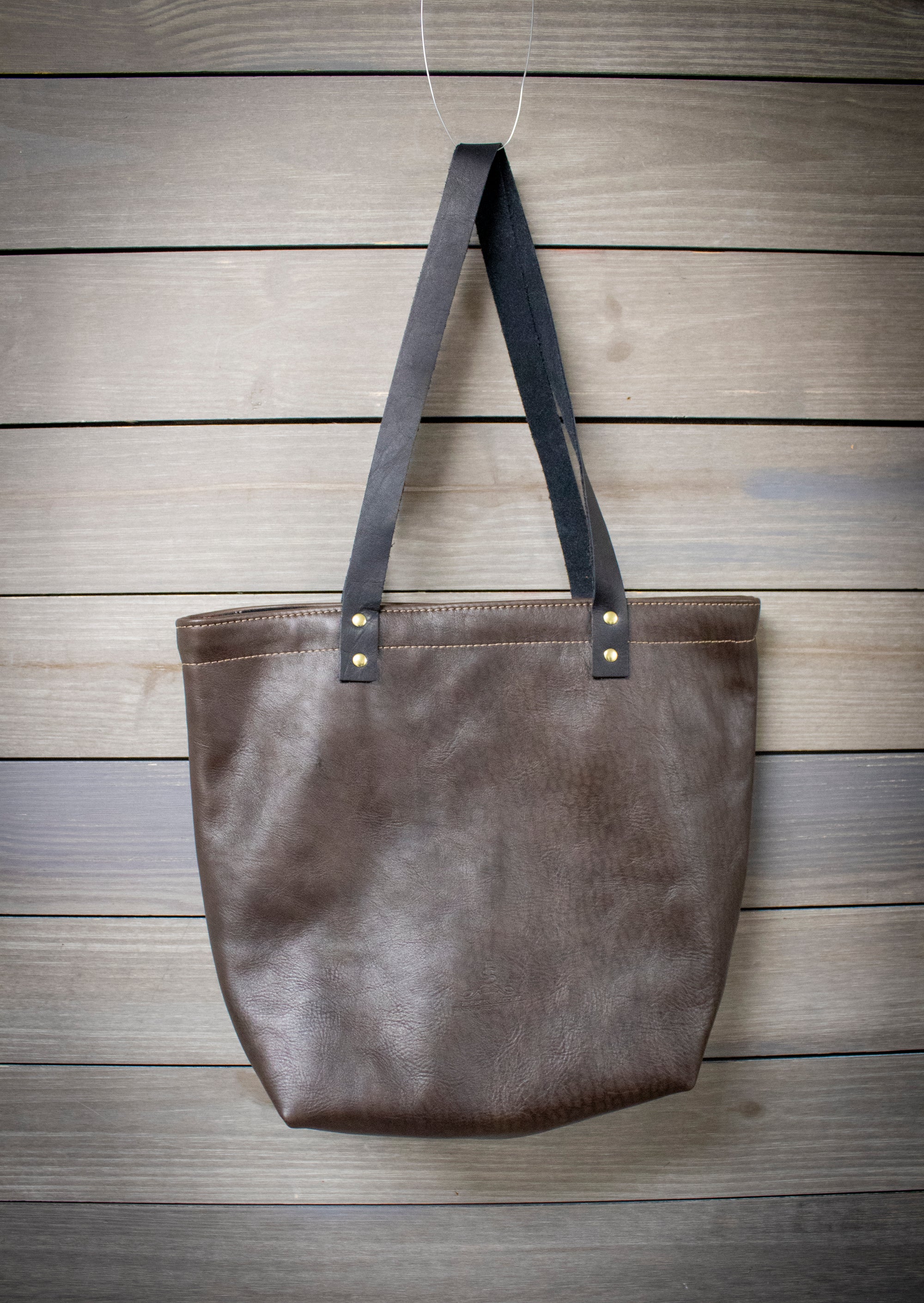 Chocolate Cowhide Leather Purse- Steurer & Jacoby