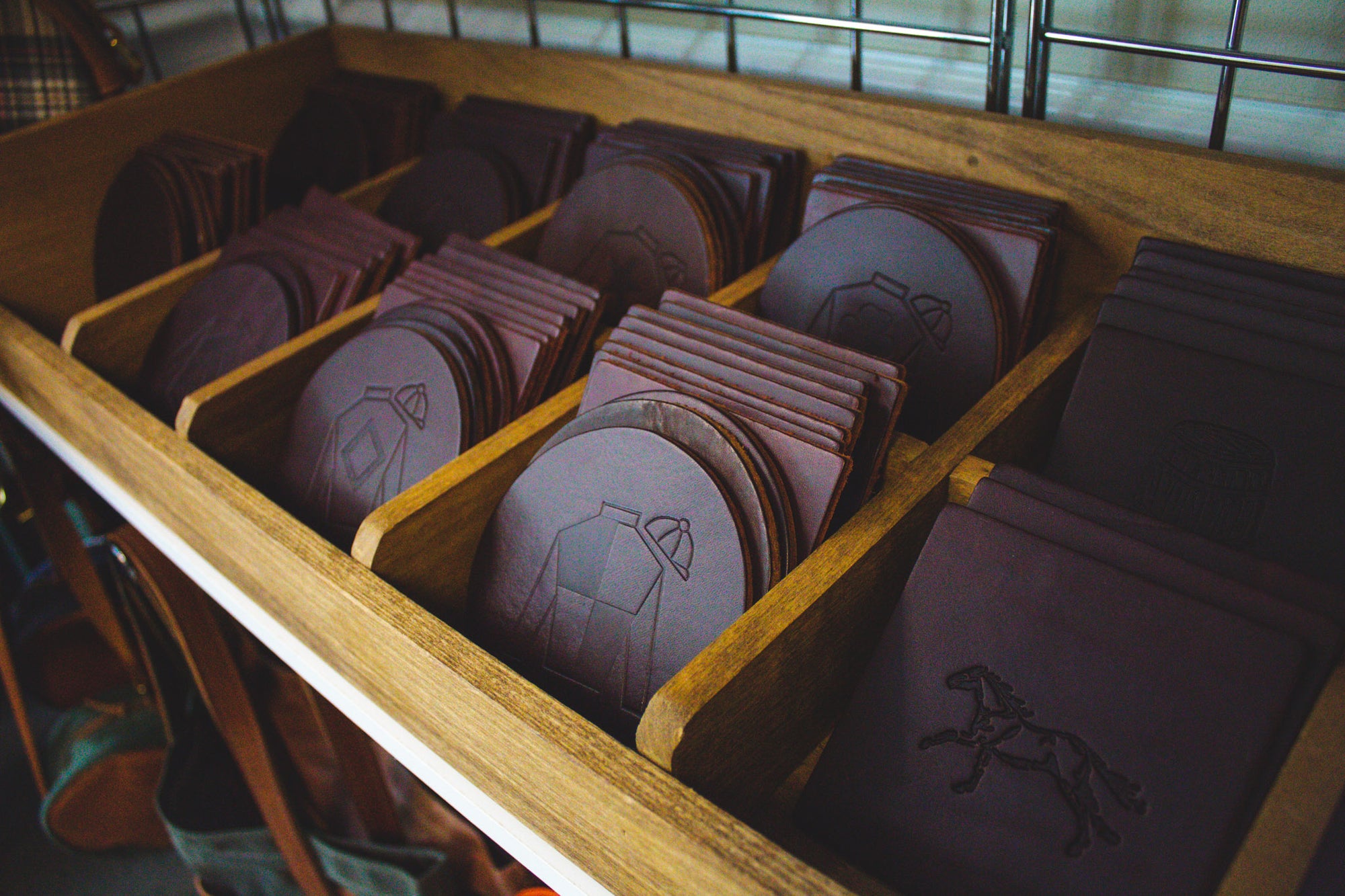 Leather Coasters- Steurer & Jacoby