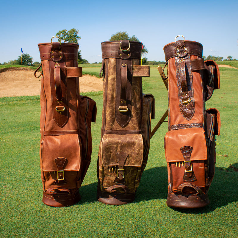Alligator and Bison Leather Golf Bags- Steurer & Jacoby