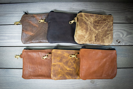 Leather Golf Tee Pouches- Steurer & Jacoby