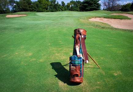 Official Mackenzie OC Tartan Golf Bag on Golf Course- Steurer & Jacoby