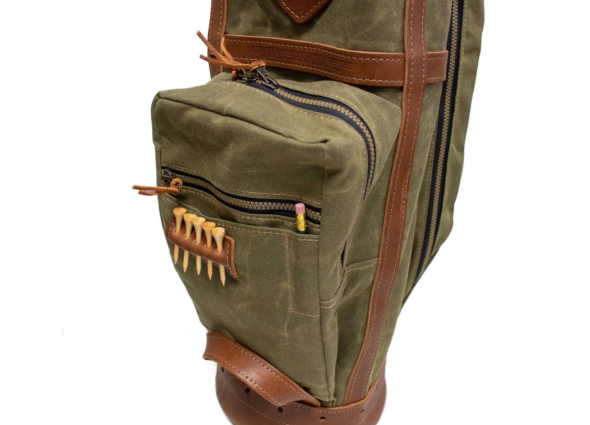 Custom Premium Leather Classic Staff Golf Bag
