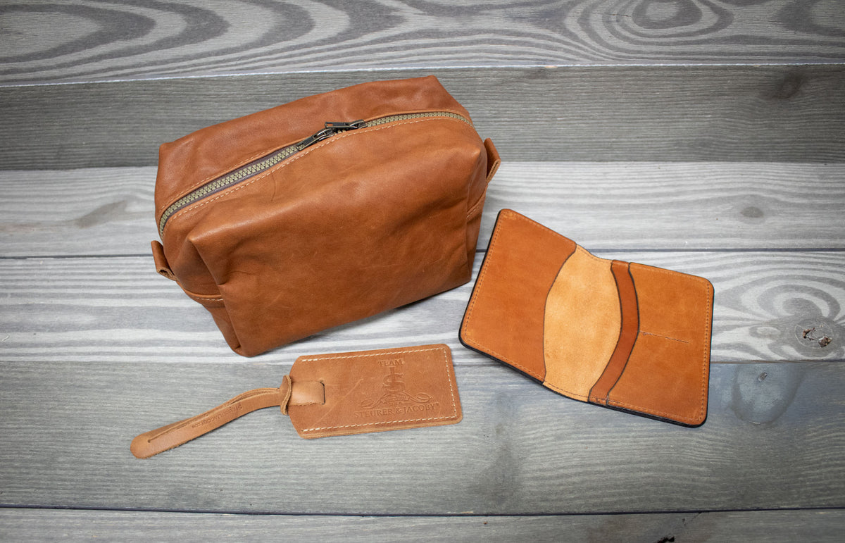 Leather Traveler's Gift Package- Steurer & Jacoby