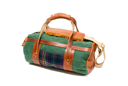 Kennedy Modern with Natural Leather Club Duffel- Steurer & Jacoby