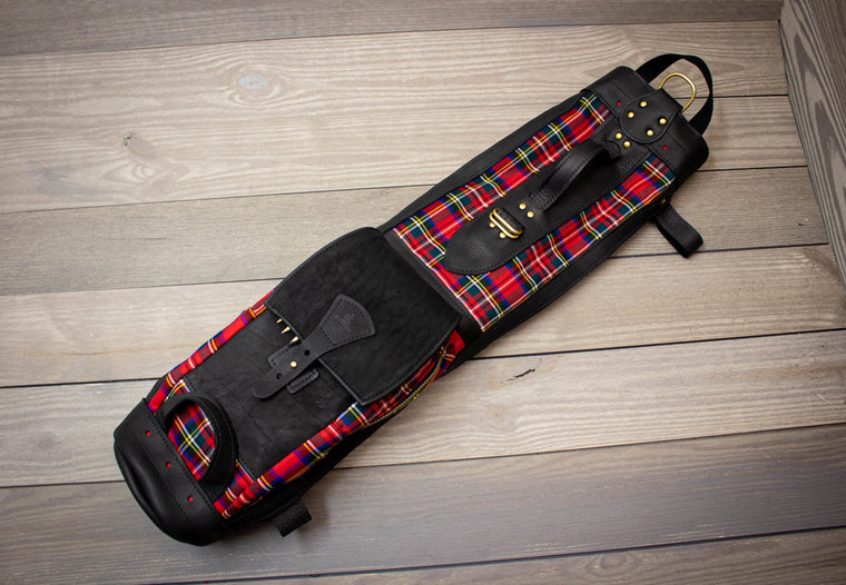 Woodland Camo Cordura/Red/Saddle Heritage Leather Trim Sunday Golf Bag –  Steurer & Co.