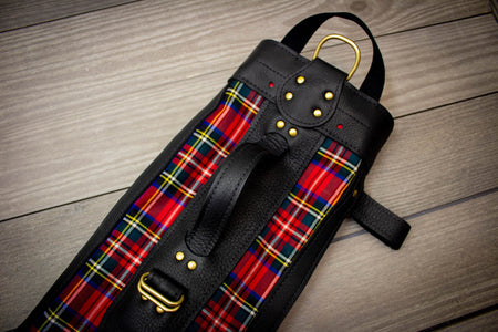 The Stewart Modern Pencil Golf Bag with Black Leather- Steurer & Jacoby