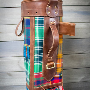 Tartan Patchwork Sunday Style Golf Bags Top Cuff- Steurer & Jacoby