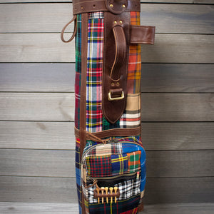 Patchwork Tartan 8" Sunday Style Golf Bag- Steurer & Jacoby