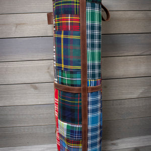 Patchwork Tartan 8" Sunday Style Golf Bag- Steurer & Jacoby