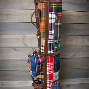 Patchwork Tartan 8" Sunday Style Golf Bag- Steurer & Jacoby