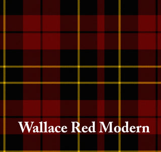 Wallace Red Modern Tartan