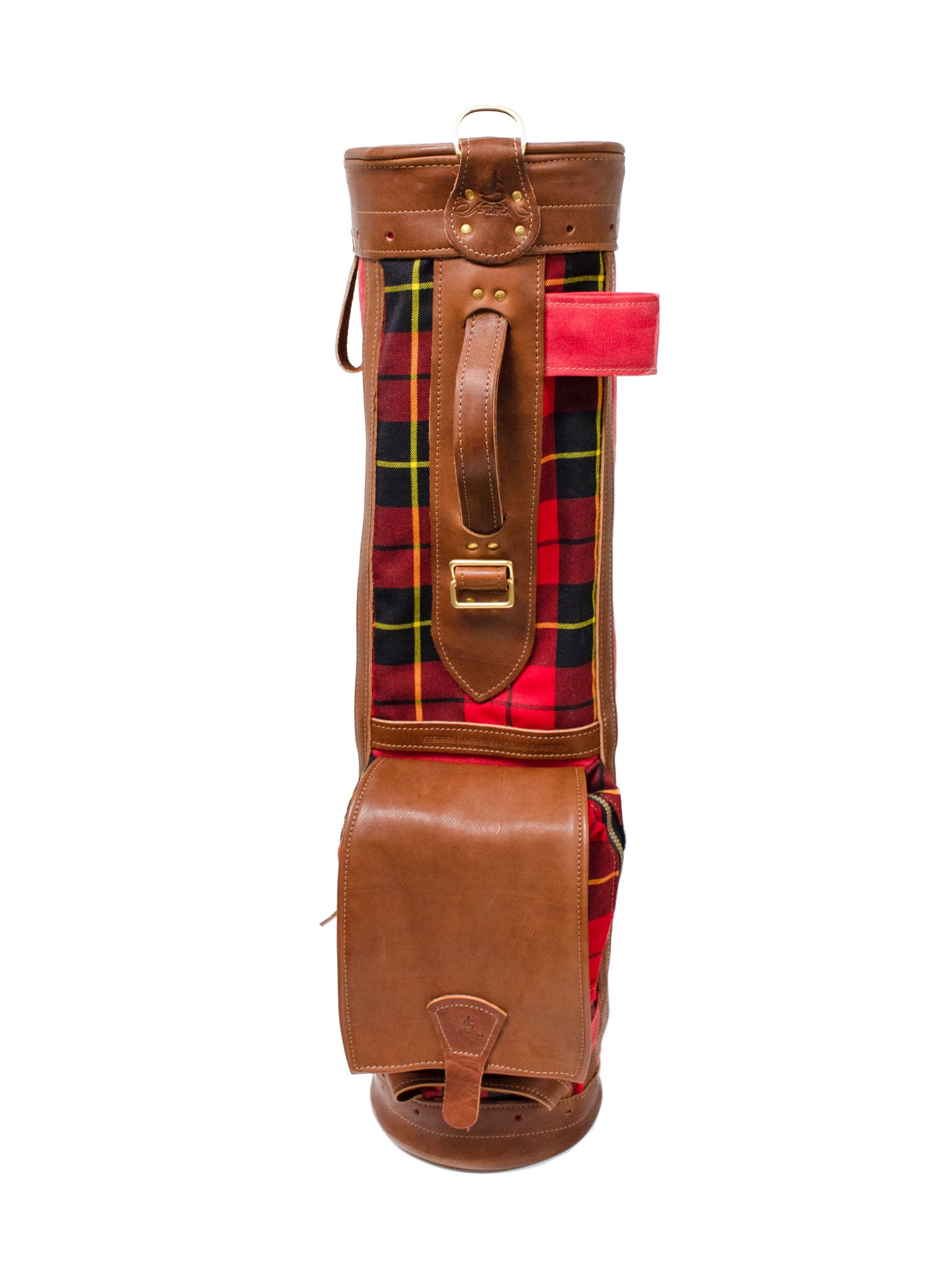 Wallace Red Modern Sunday Style Golf Bag- Steurer & Jacoby