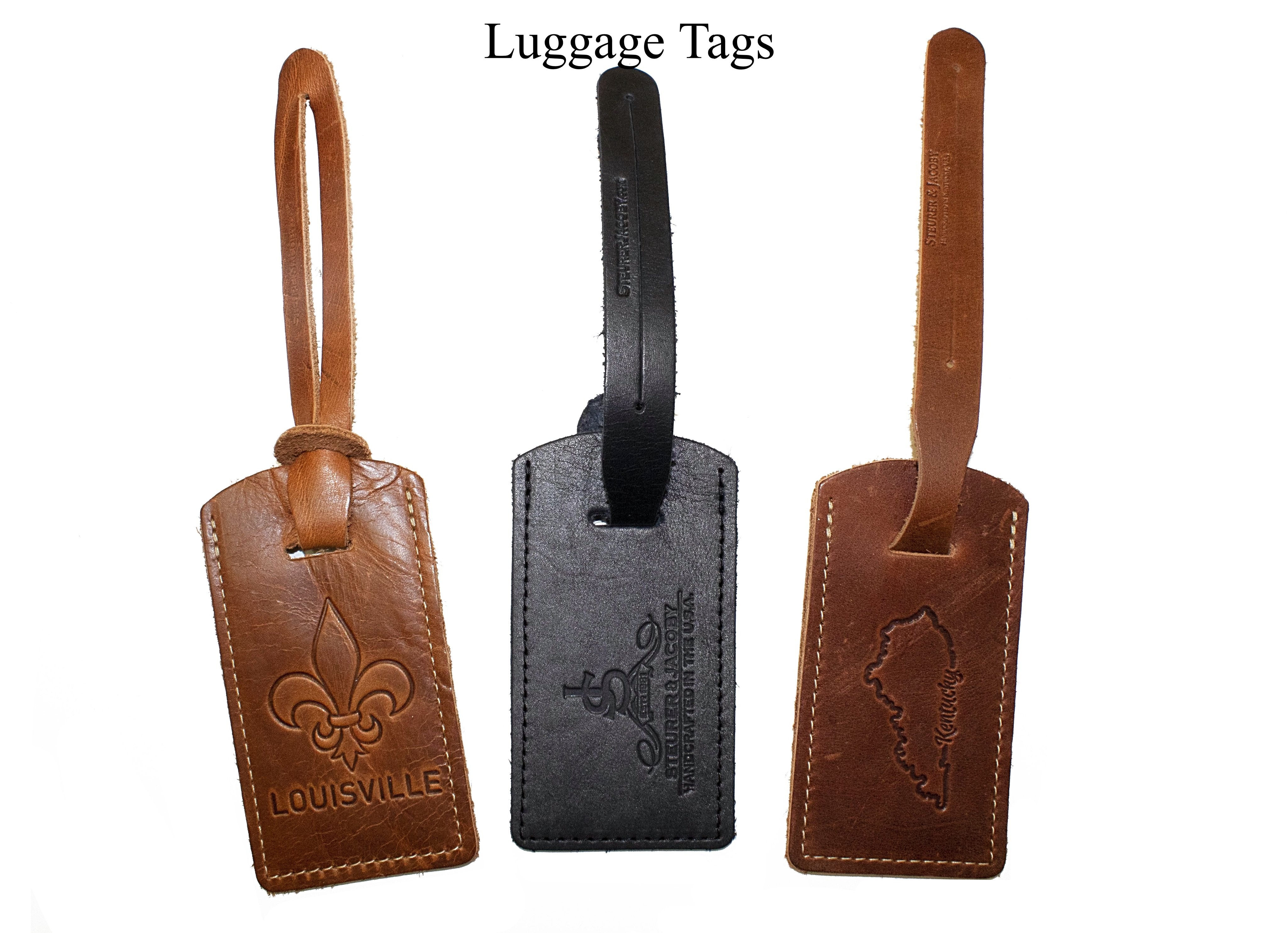 Luggage Tags Personalized Leather Luggage Tags Embossed -    Personalized leather luggage tags, Personalized leather wallet,  Personalized leather
