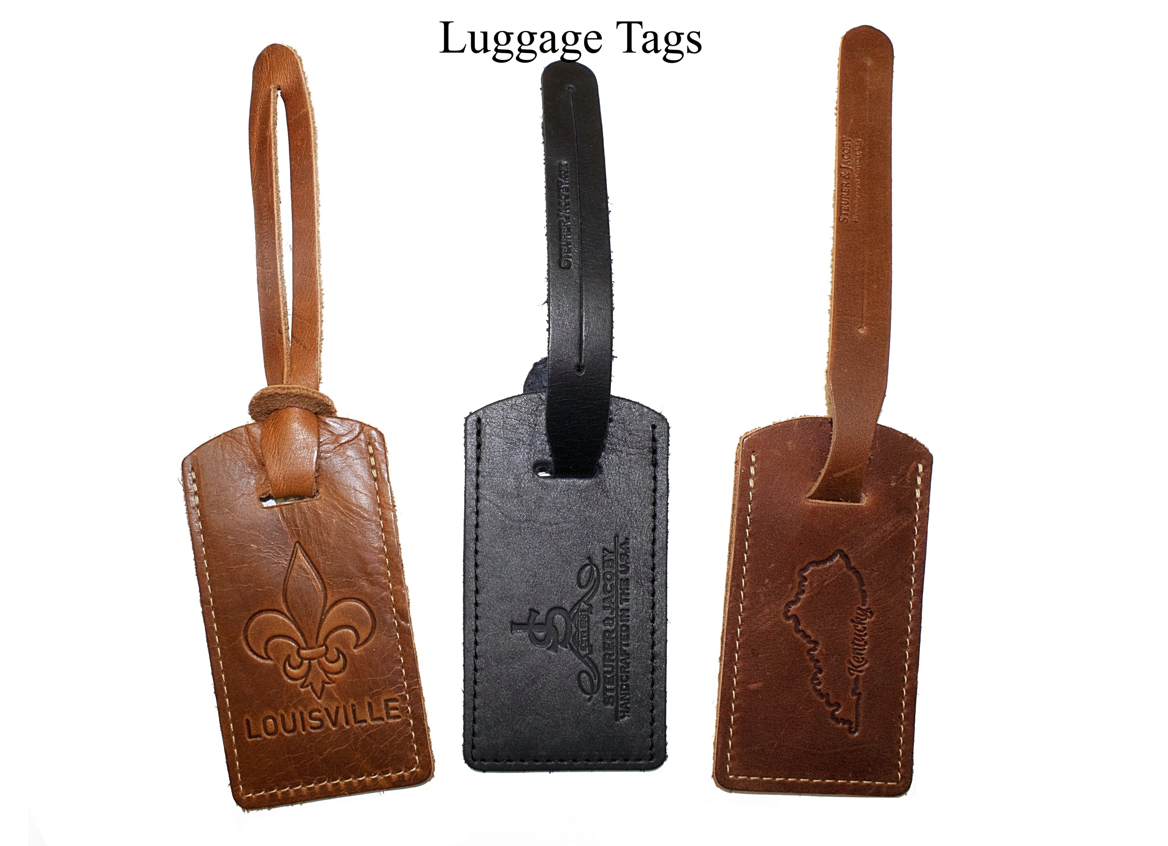 Leather Bag Tag Steurer & Jacoby