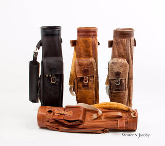 Custom Premium Leather Airliner Style Golf Bag - Steurer & Jacoby