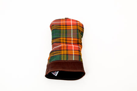 Leather and Wool Tartan Head Cover - Steurer & Jacoby