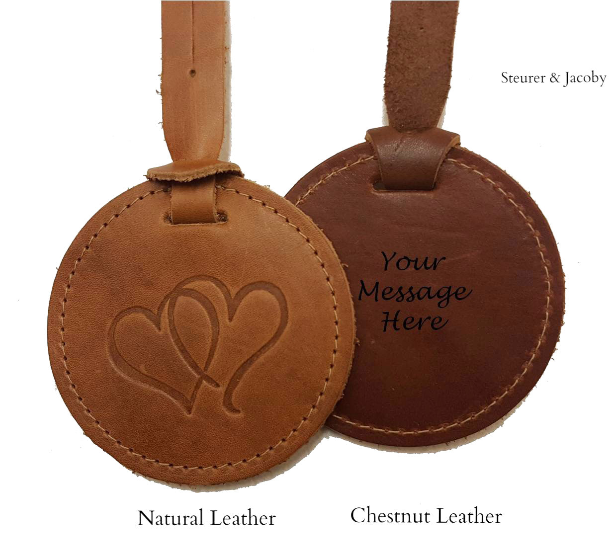 Double Hearts Bag Tag - Steurer & Jacoby