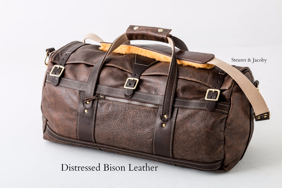 Premium Leather Duffle Bag - Steurer & Jacoby