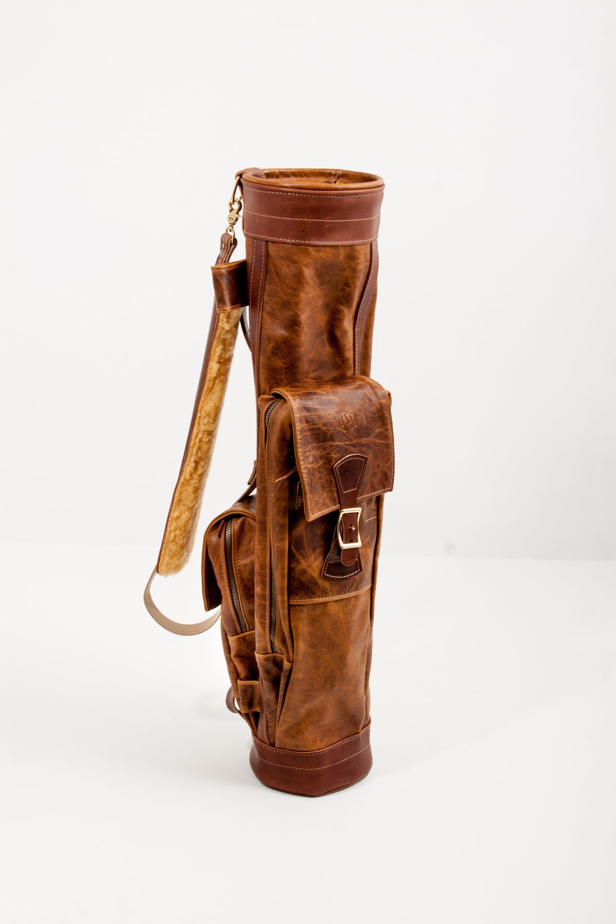 Custom Premium Leather Airliner Style Golf Bag - Steurer & Jacoby