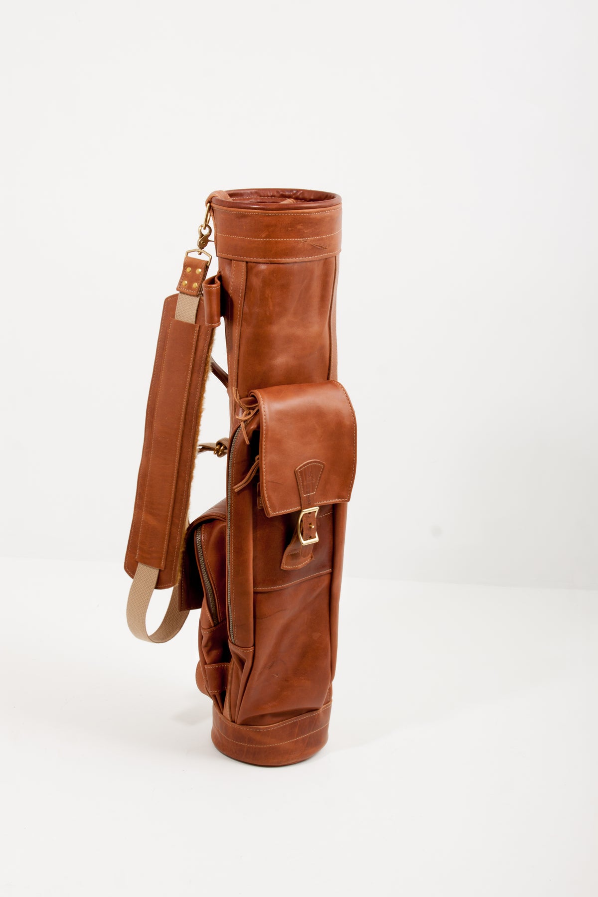 Custom Premium Leather Airliner Style Golf Bag - Steurer & Jacoby