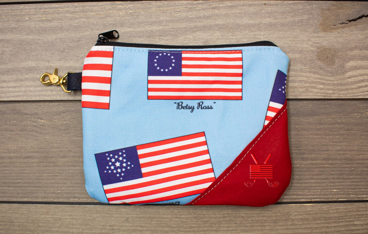 American Flag Valuables Pouch- Steurer & Jacoby