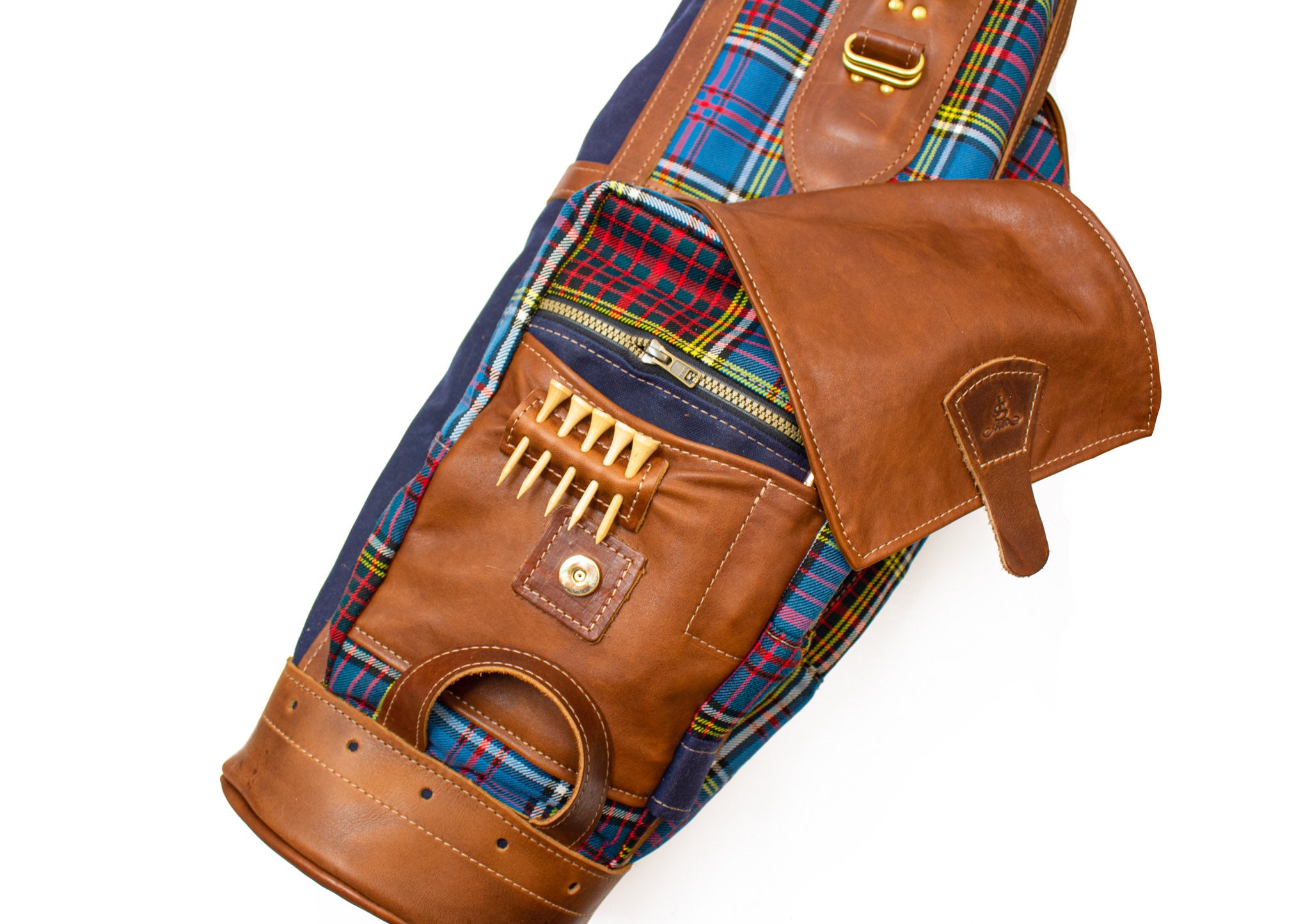 Leather and Canvas Airliner Golf Bag for Modern and Hickory Golf - Steurer  & Jacoby
