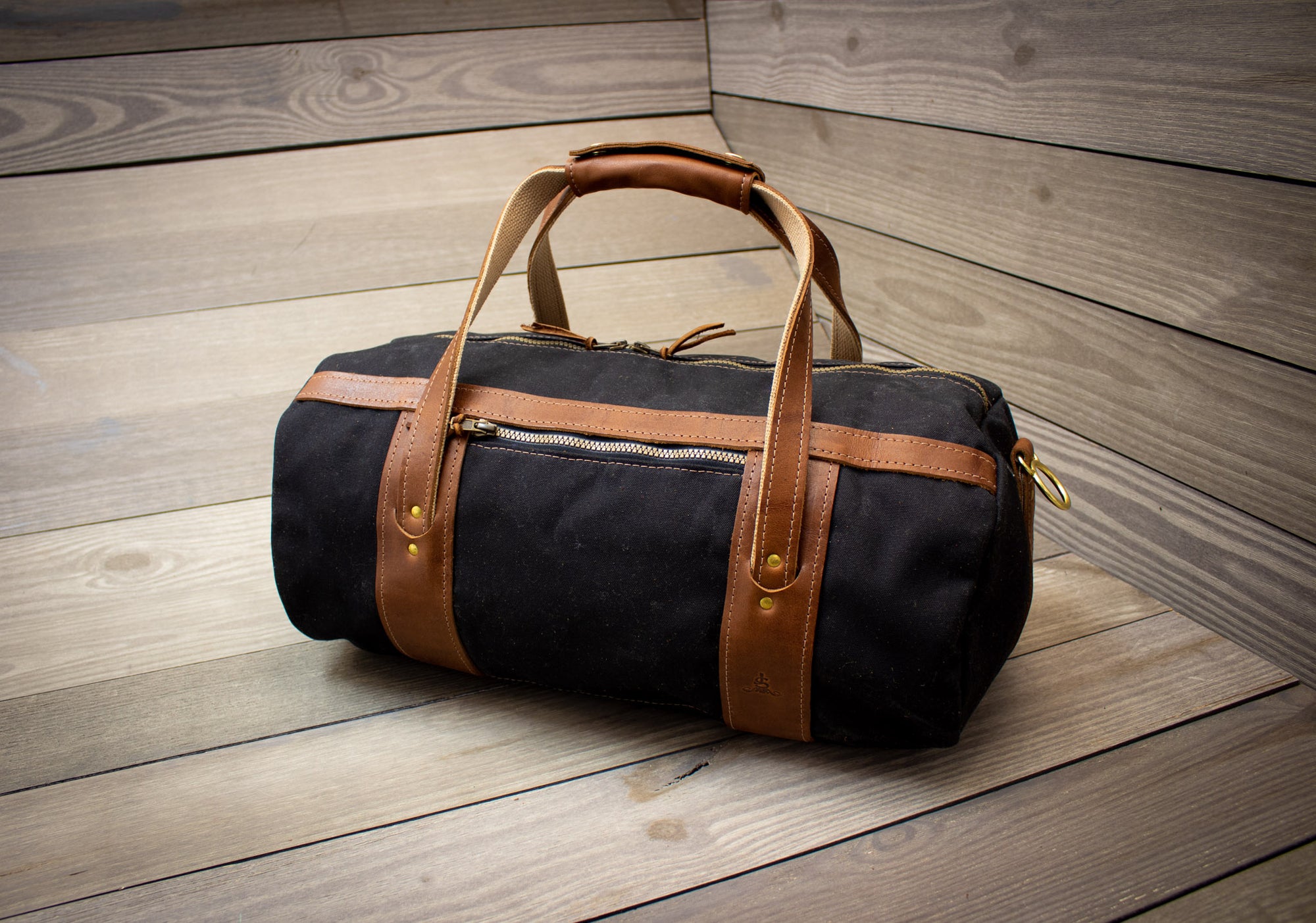 #1 Rated Men's Weekend Bag - Leather and Canvas Duffel Bag - Steurer ...