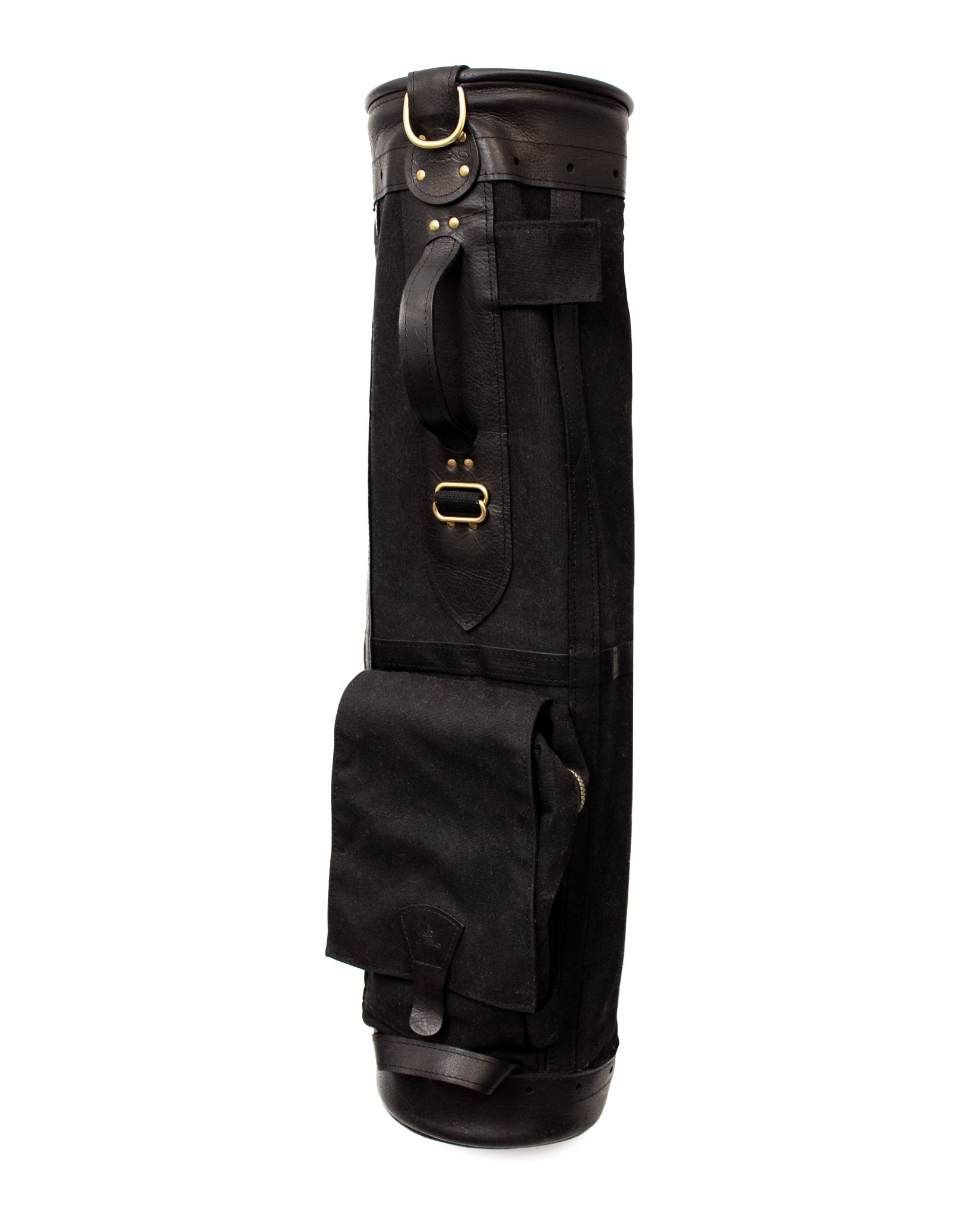 Sunday Style Golf Bag Black with Black Leather- Steurer & Jacoby