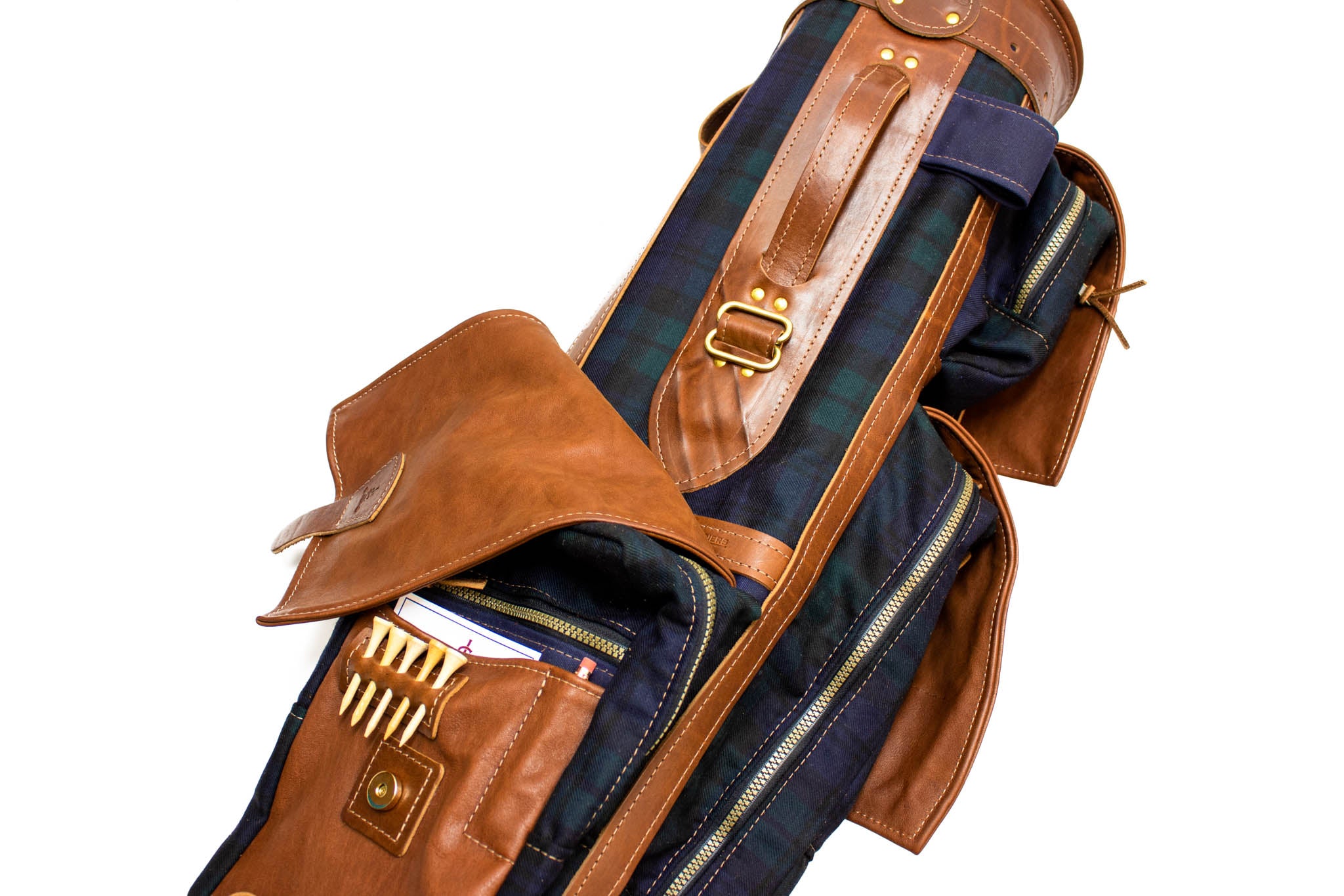 8 Gran Tour Style Tartan Golf Bag