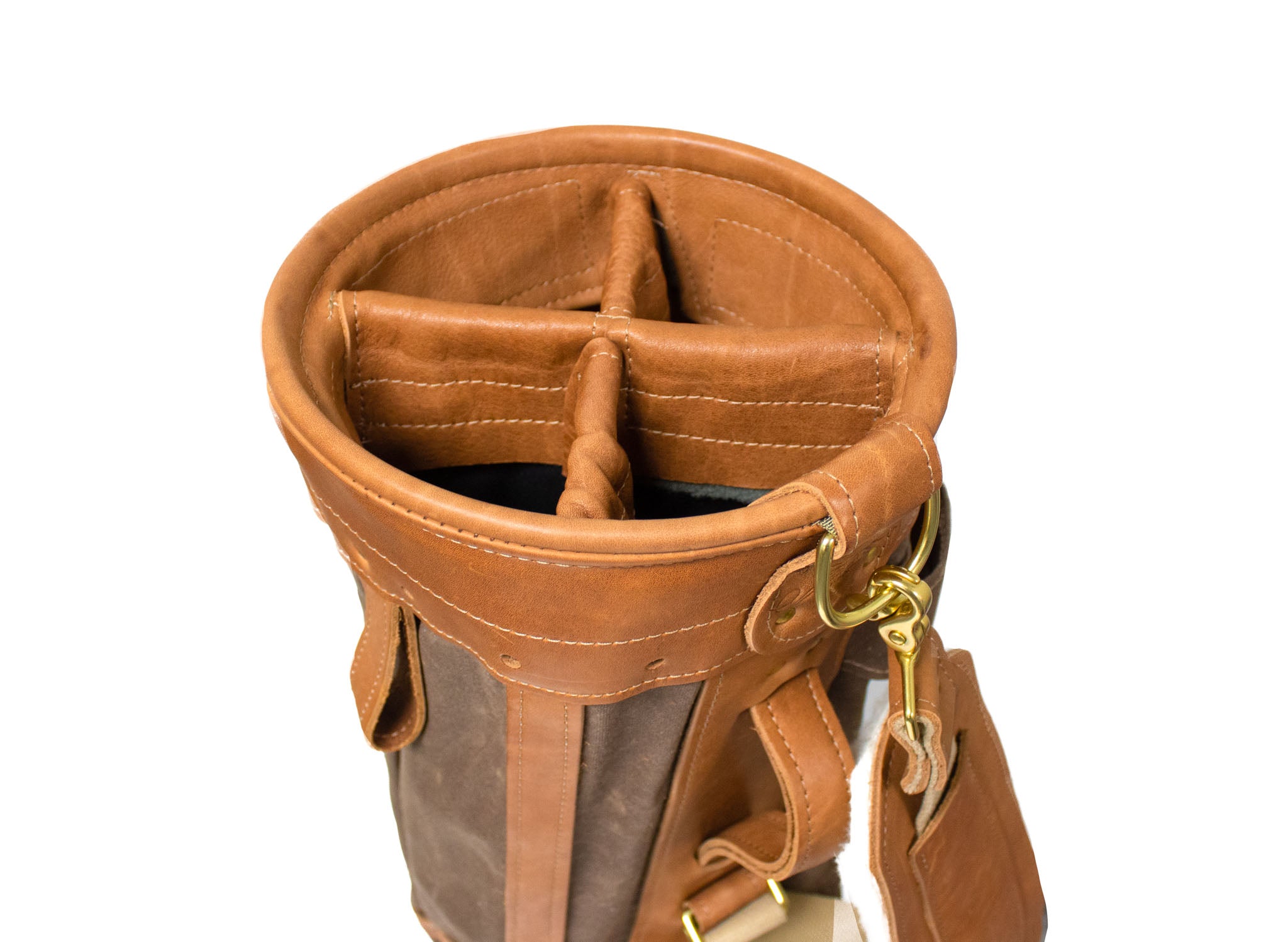 Essentials Leather Golf Valuables Field Pouch in Vintage Bourbon –  Bluegrass Fairway