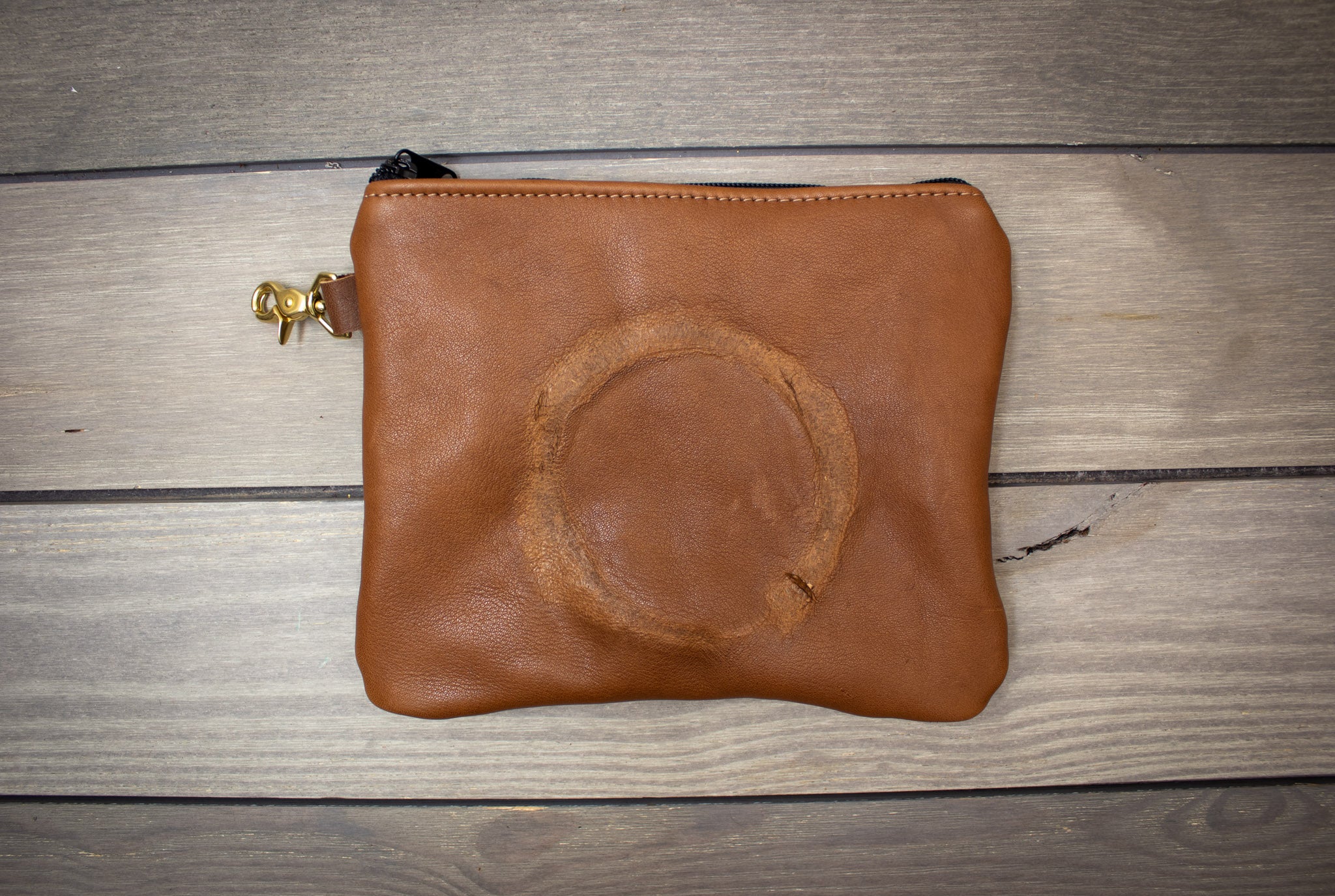 American Chestnut Leather Coin Purse