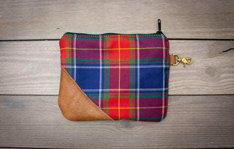 Chinese Scottish Tartan Golf Valuables Pouch- Steurer & Jacoby