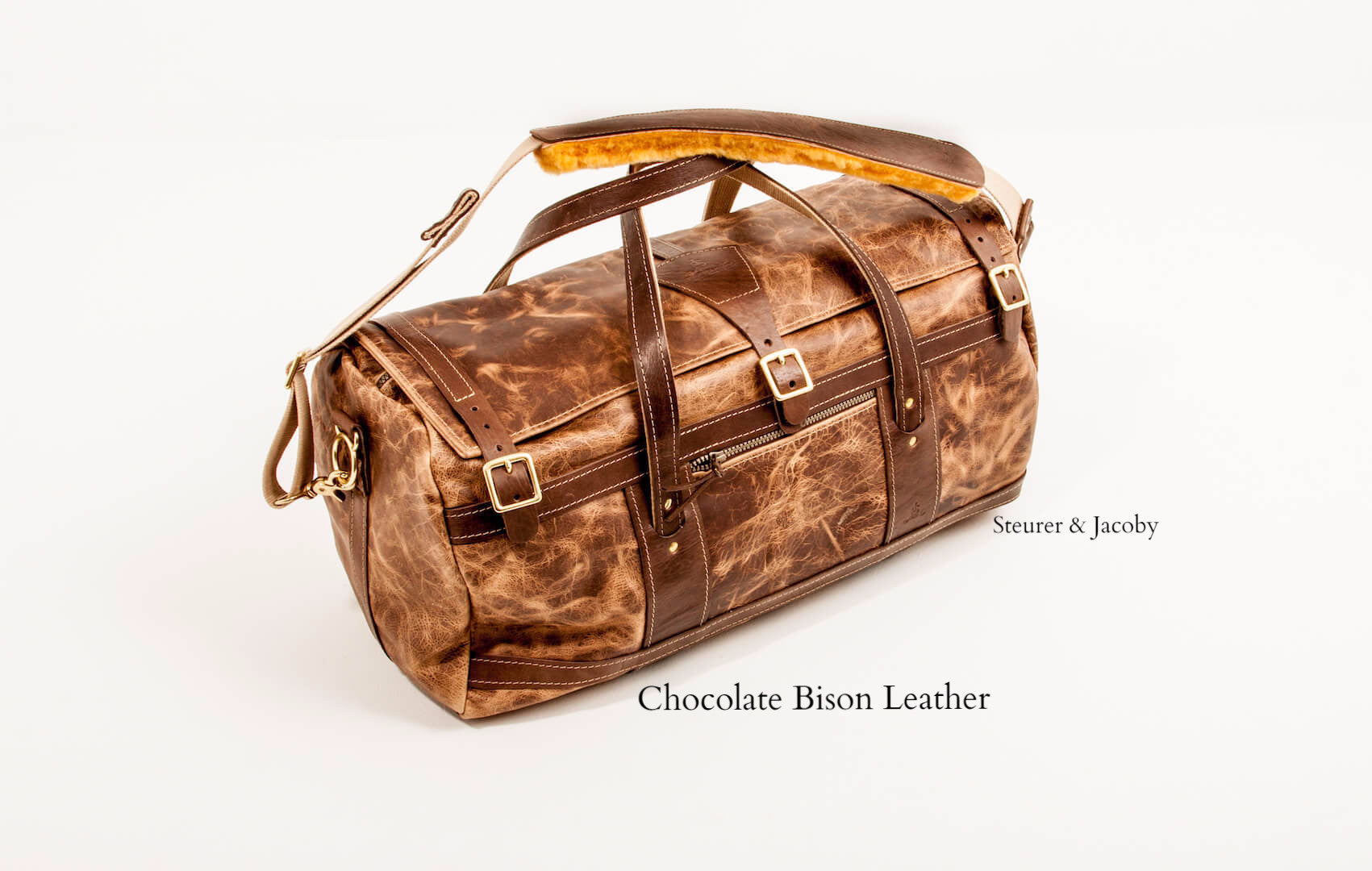 Premium Leather Duffel Bag - Steurer & Jacoby