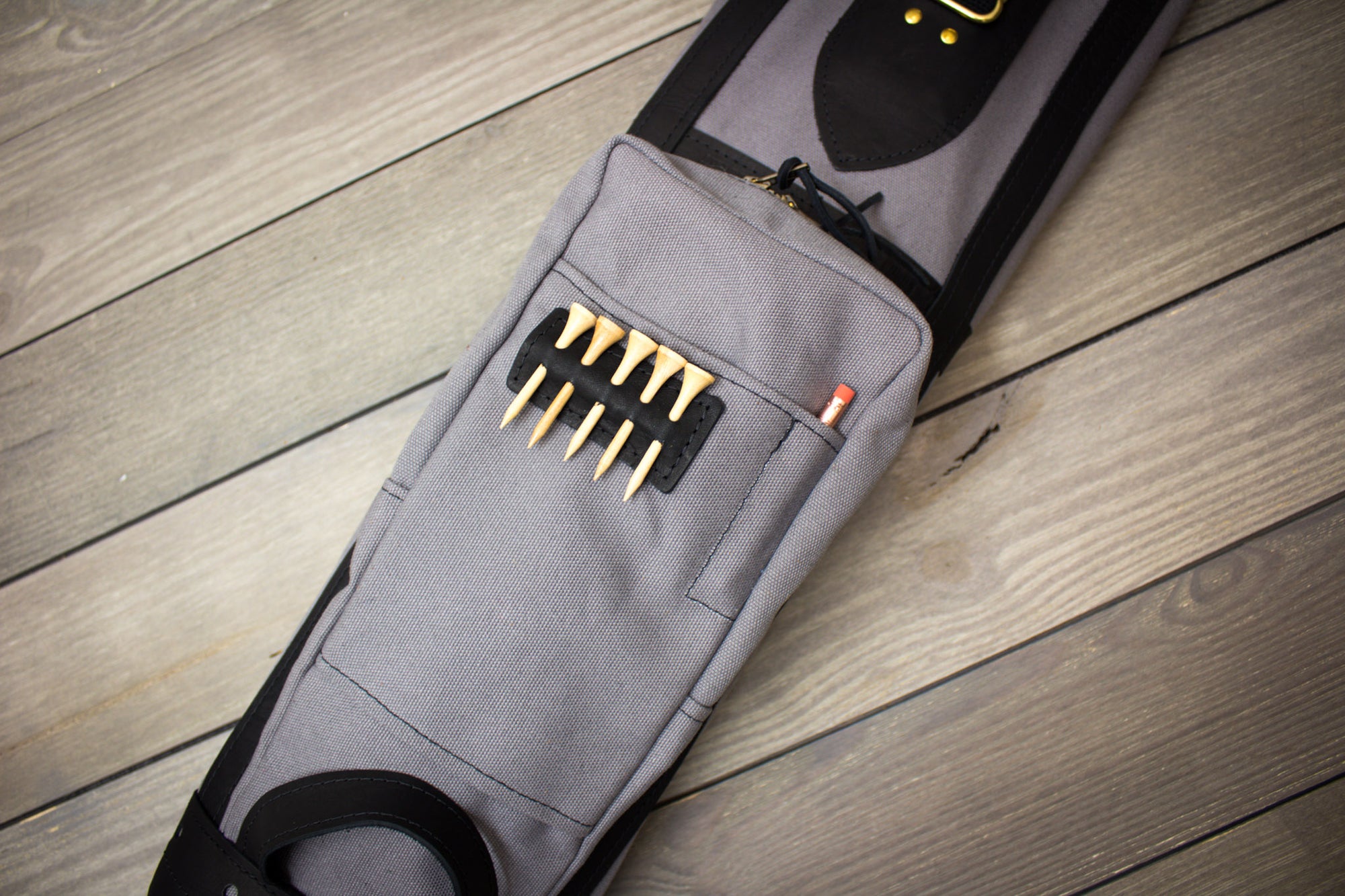 Gray Pencil Style Golf Bag- Steurer & Jacoby