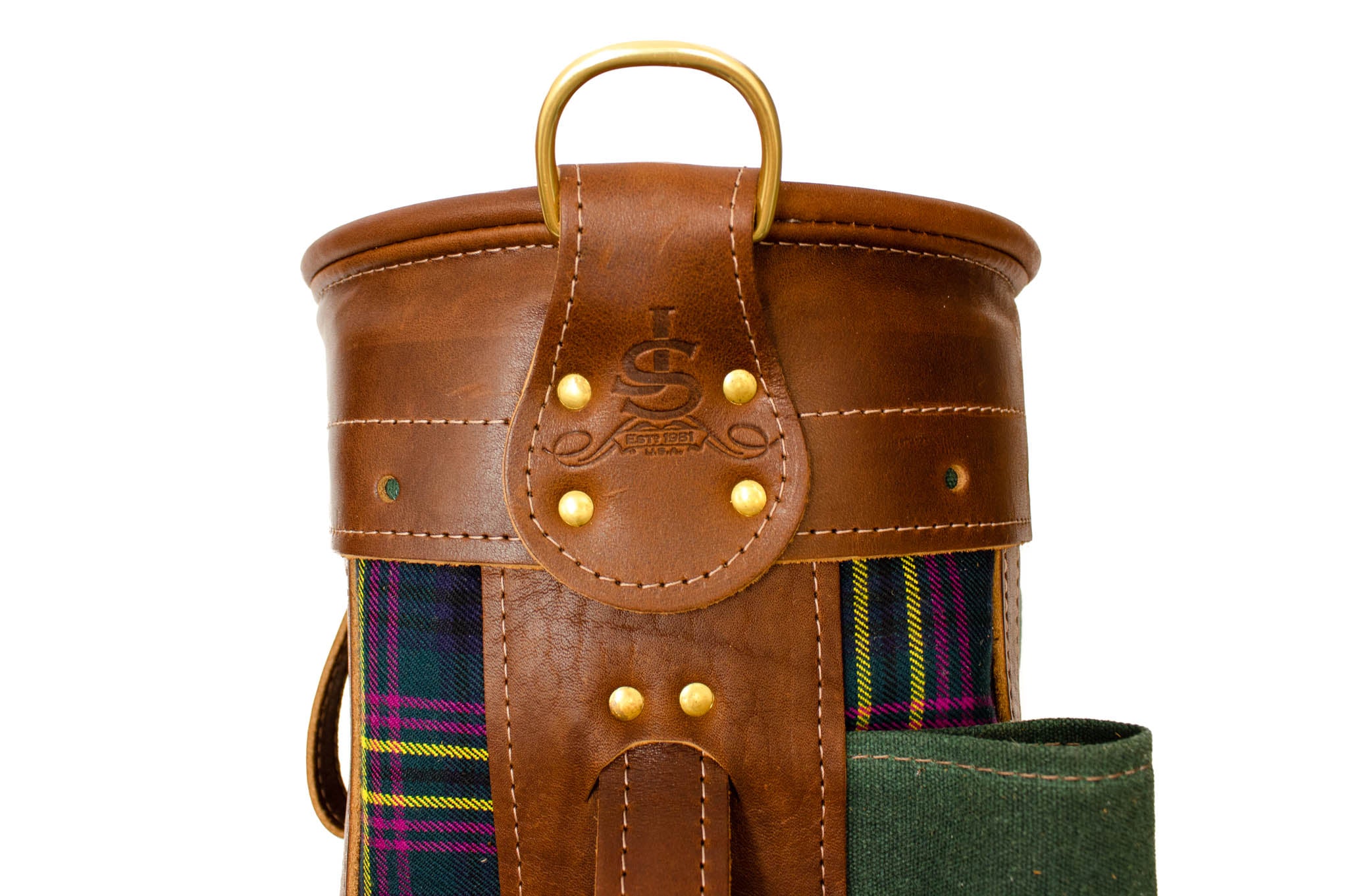 Tumbled Thoroughbred Leather Sunday Golf Bag – Hickory Golf Store
