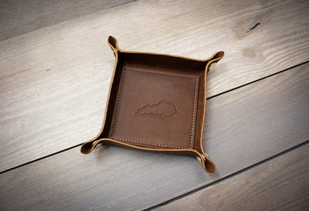 Kentucky Leather Valet Tray- Steurer & Jacoby